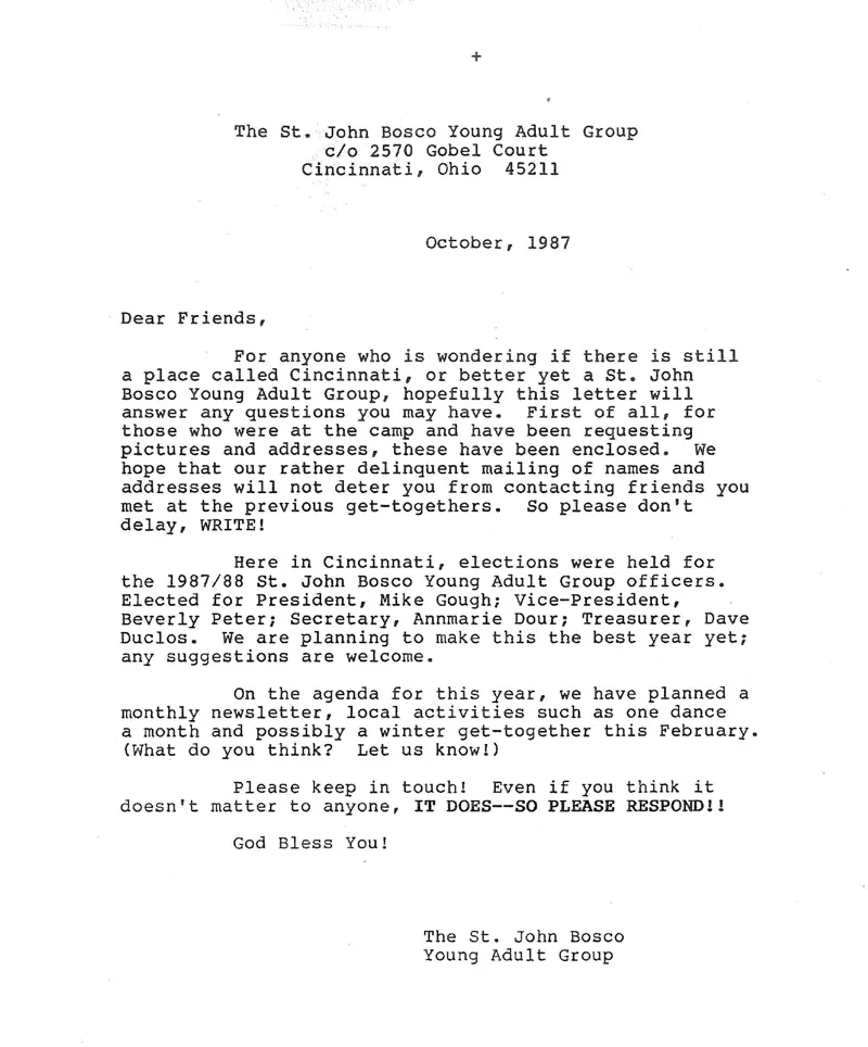 Cover Letter